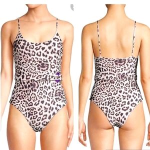 MIKOH Mila Leopard One-piece Swimsuit